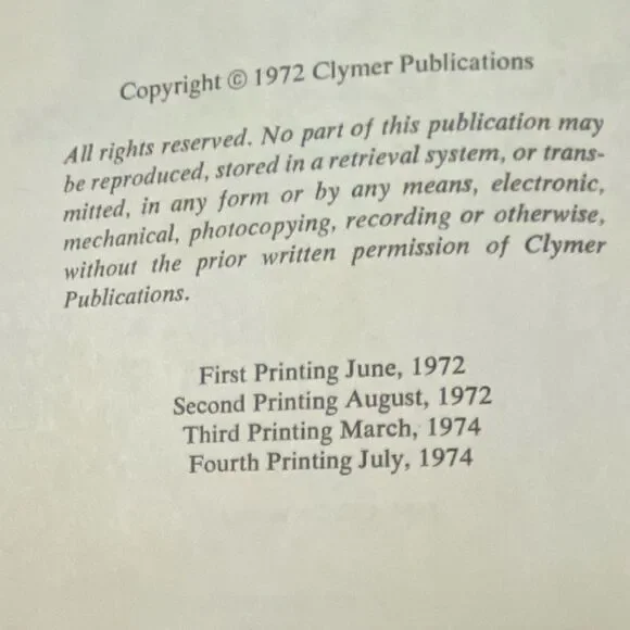 Vintage Suzuki Service Repair Handbook 1964 - 1974 - Picture 4 of 5